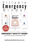 fillable emergency binder  pin 101