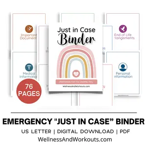 Just In Case Emergency Binder Image