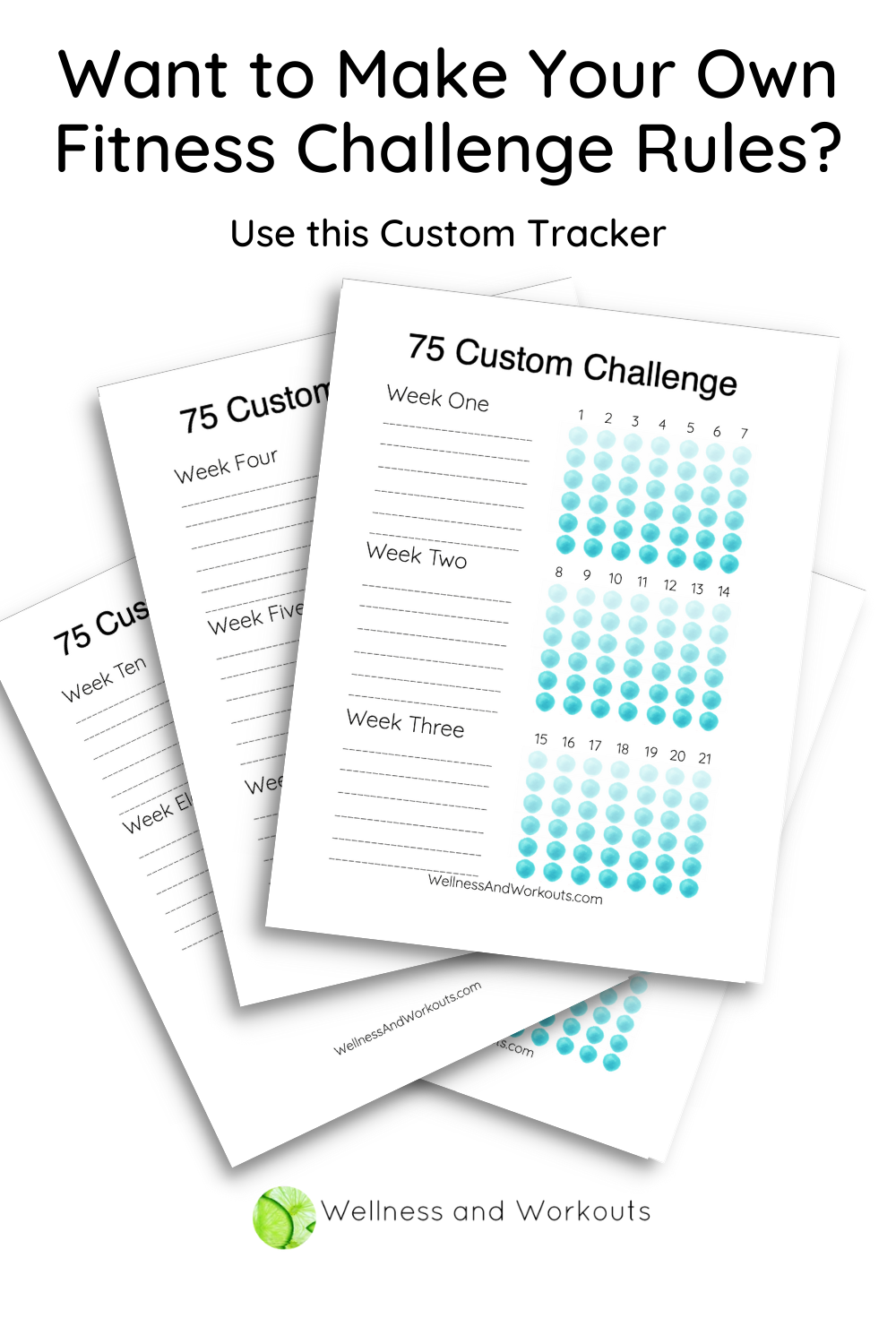 75 Day Soft Challenge Tracker Free Printable Pdf Free