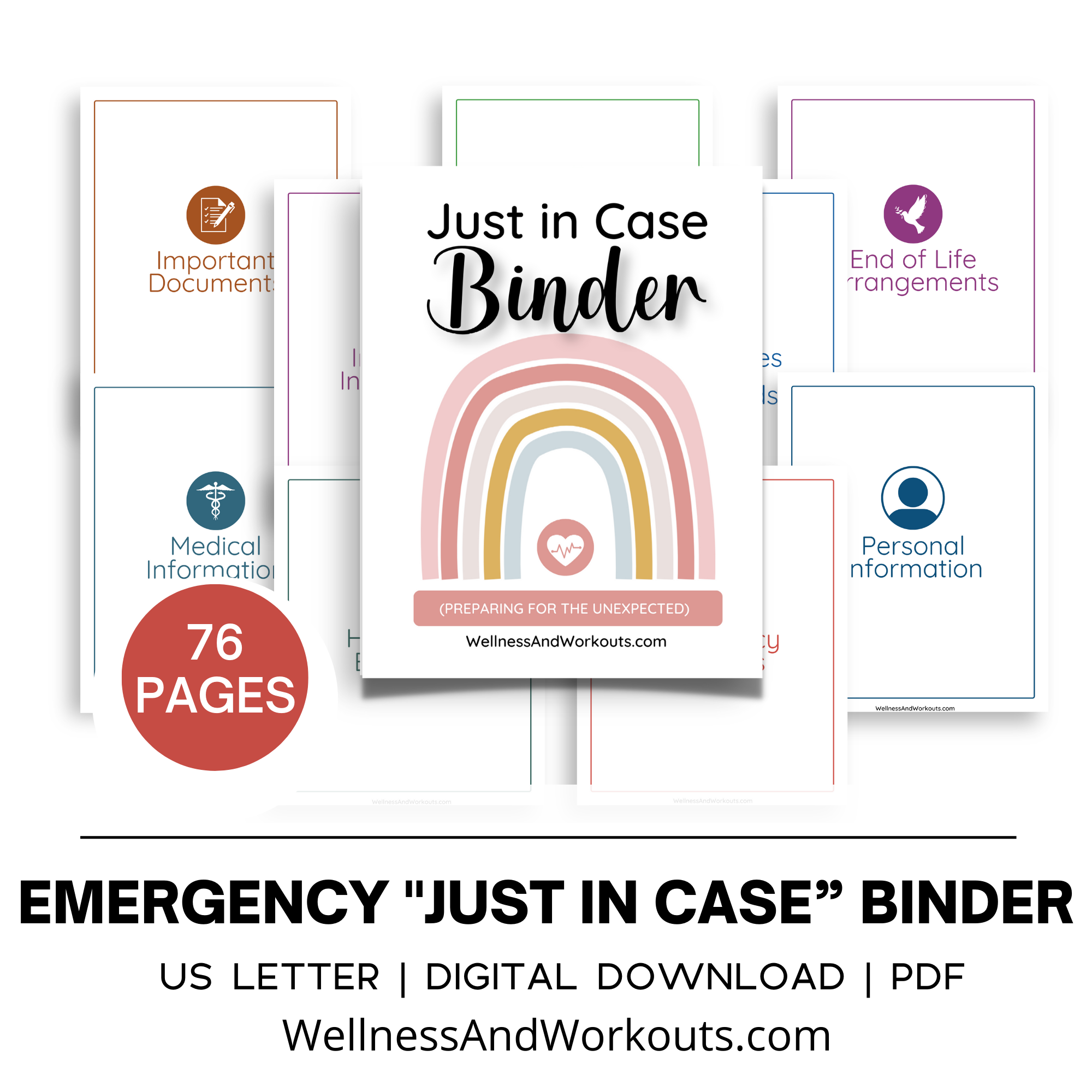 Just In Case Emergency Binder Image Just In Case Emergency Binder Image