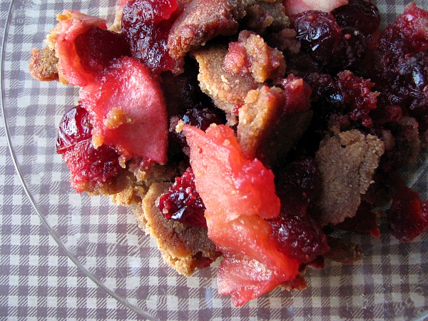 This Apple Cranberry Crumble is gluten free, paleo, dairy free and GAPS/SCD legal. It is sweetened with honey, and made with coconut flour and coconut oil. Best of all, it is delicious!