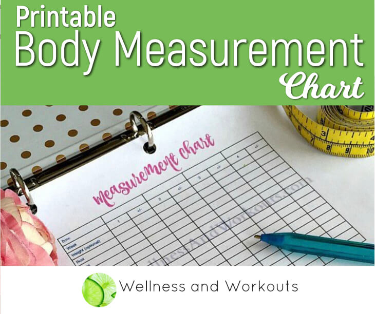 Female Printable Body Measurement Chart - Freebie Finding Mom