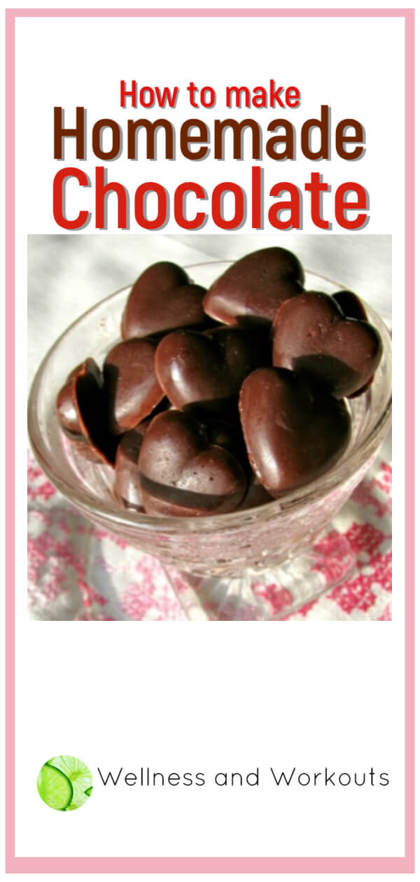 Did you know you can make homemade chocolate candy with cocoa powder and just a few other healthy ingredients? You can! Make this easy recipe this Valentine's Day for the people you love best. <3