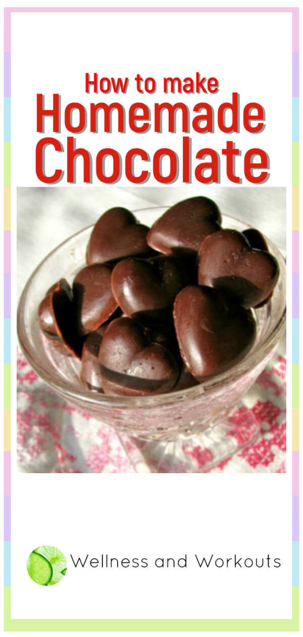 Make these easy, healthy handmade chocolates with cocoa powder & coconut oil this spring. With only 4 ingredients, it's super simple!