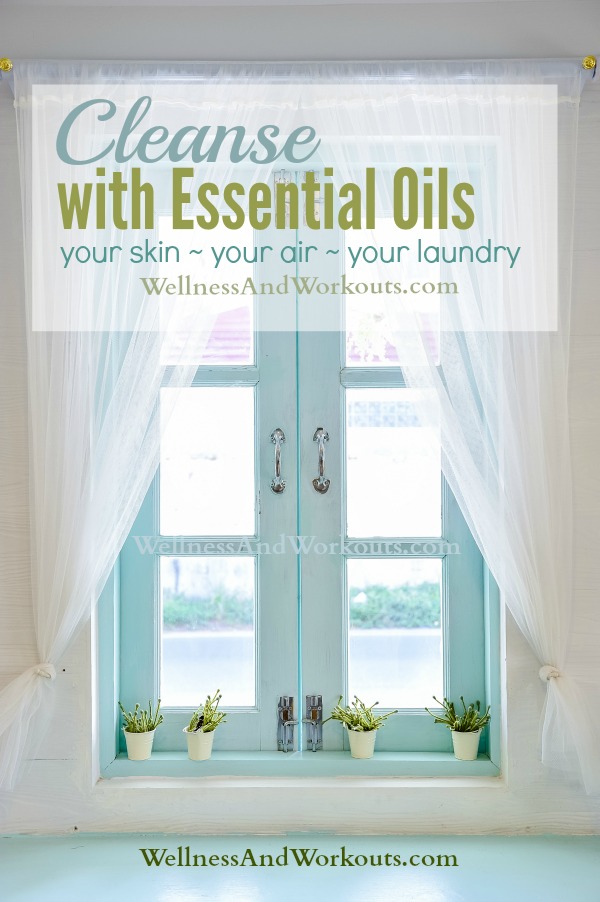Cleanse with essential oils! Your skin, your air, and your laundry will all be fresher with these products.