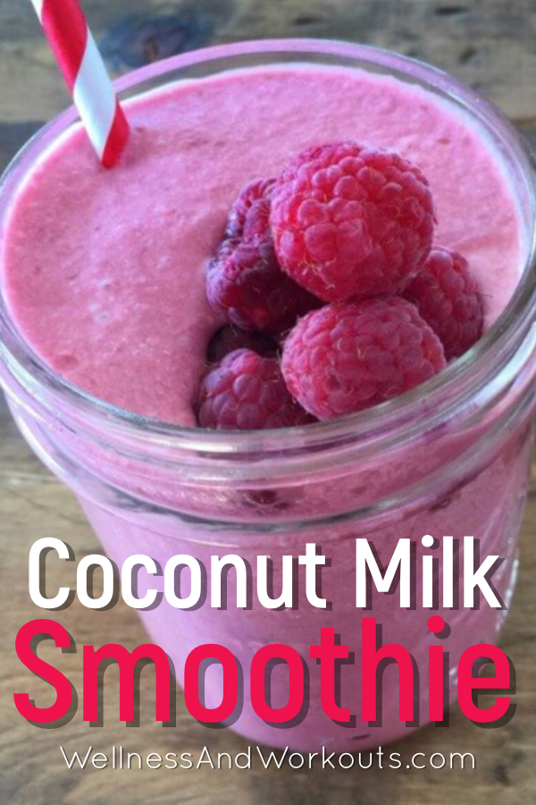 I love this healthy coconut milk smoothie! Great to have for breakfast for weight loss, even if you have adrenal fatigue. Works well on a low carb high fat / keto diet, too.