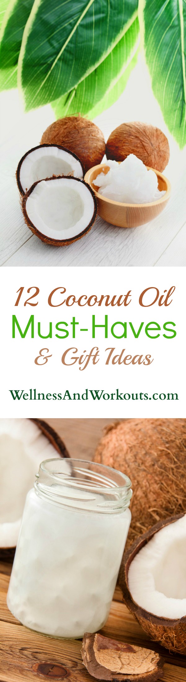 Coconut oil has so many uses--for weight loss, smoothies, DIY natural beauty, cooking and recipes. Here is my list of 12+ must haves and gift ideas for the coconut oil lover! Have you seen #6 before?