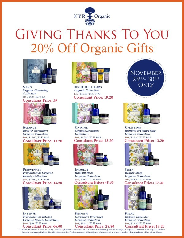 Organic gifts--Here are some examples of what you, as a consultant, might pay during a sale. Your discount becomes available moments after you join. Want to know more? Click now!