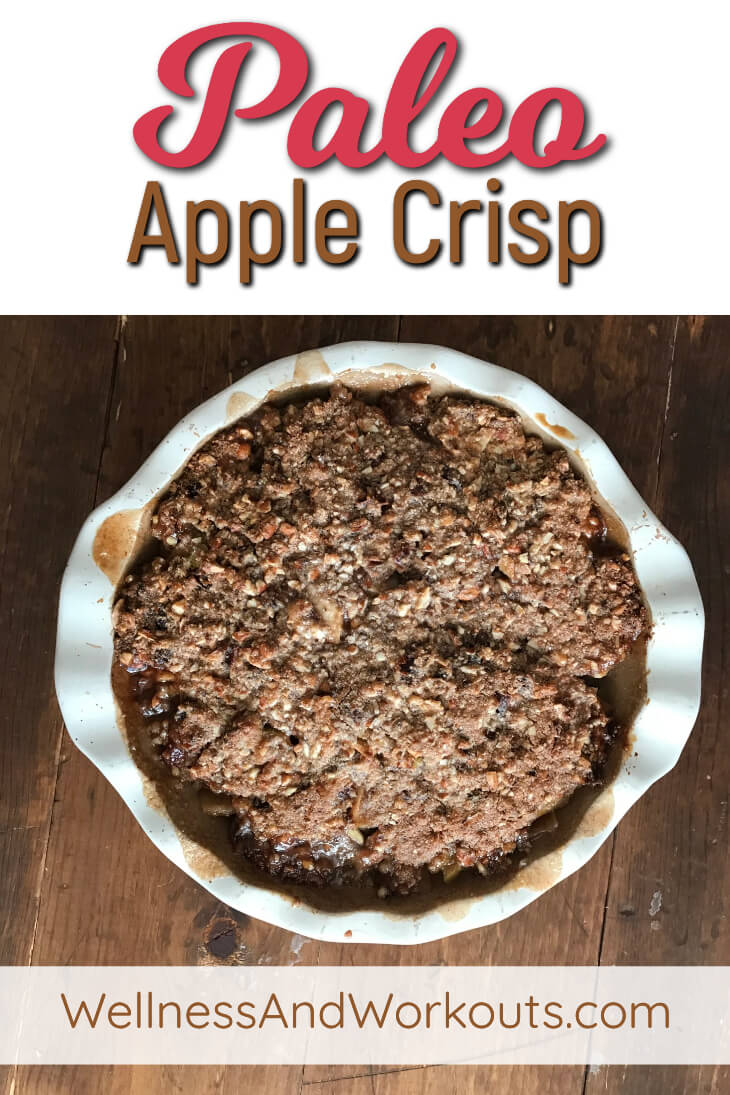 This paleo apple crisp is a mouth-watering recipe with an almond flour crumb topping. It's one of many delicious gluten-free dessert recipes that I love. Pin it for later! This paleo apple crisp is a mouth-watering recipe with an almond flour crumb topping. It's one of many delicious gluten-free dessert recipes that I love. Pin it for later!