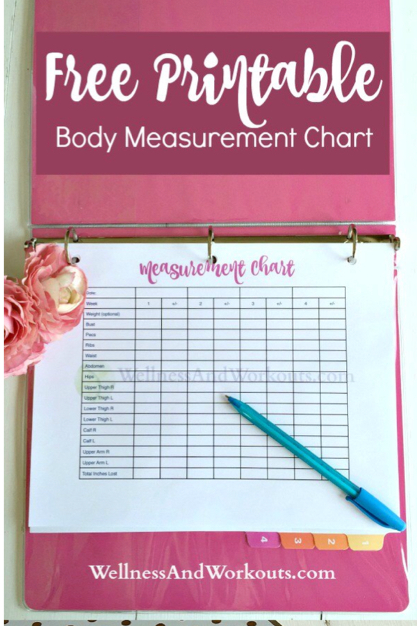 Free Printable Body Measurement Chart | Body Measurement ...